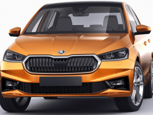 skoda fabia 2022 Modèle 3D