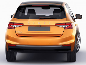 skoda fabia 2022 Modèle 3D
