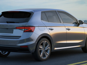 skoda fabia 2022 Modèle 3D