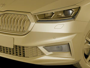 skoda fabia 2022 3D Model