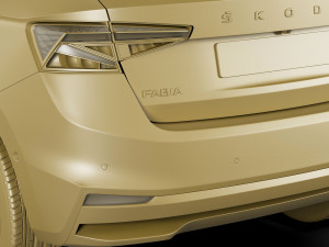 skoda fabia 2022 Modèle 3D