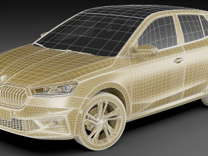 skoda fabia 2022 Modèle 3D
