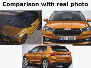 skoda fabia 2022 Modèle 3D