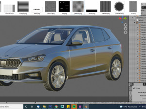 skoda fabia 2022 Modèle 3D
