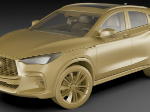infiniti qx55 2022 3D 模型