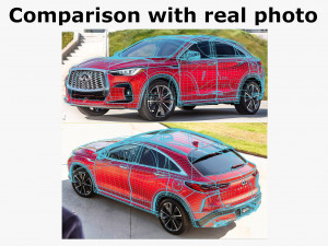 infiniti qx55 2022 3D 模型