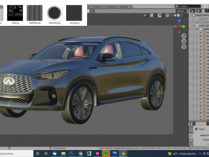 infiniti qx55 2022 3D 模型
