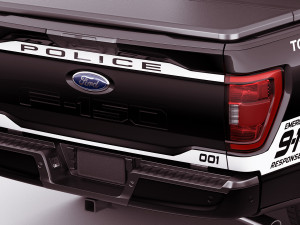 pick-up f-150 police responder 2021 3D Model