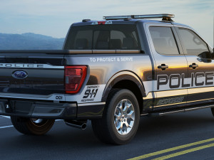 pick-up f-150 police responder 2021 3D Model