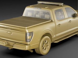 pick-up f-150 police responder 2021 3D Model