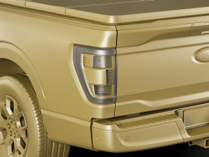 pick-up f-150 police responder 2021 3D Model