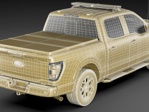 pick-up f-150 police responder 2021 3D Model