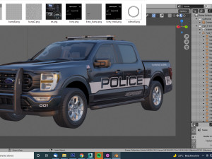 pick-up f-150 police responder 2021 3D Model