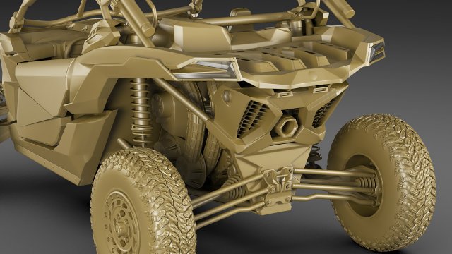 can-am maverick x rc turbo rr 3D Model in Motorcycle 3DExport