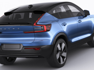 volvo c40 recharge 2022 3Dモデル