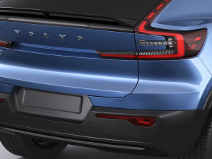 volvo c40 recharge 2022 3Dモデル