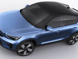 volvo c40 recharge 2022 3Dモデル