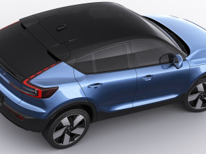 volvo c40 recharge 2022 3Dモデル