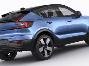 volvo c40 recharge 2022 3Dモデル
