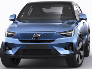 volvo c40 recharge 2022 3Dモデル