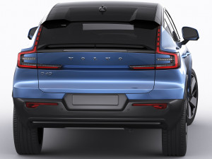 volvo c40 recharge 2022 3Dモデル