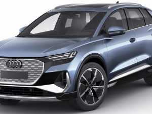 audi q4 e-tron 2022 standard and s-line 3D Модель