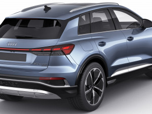 audi q4 e-tron 2022 standard and s-line 3D Модель