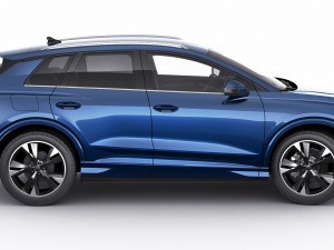 audi q4 e-tron 2022 standard and s-line 3D Модель