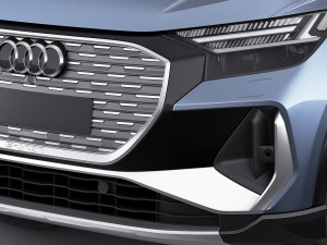 audi q4 e-tron 2022 standard and s-line 3D Модель