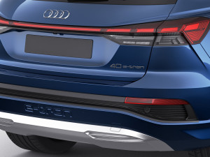 audi q4 e-tron 2022 standard and s-line 3D Модель