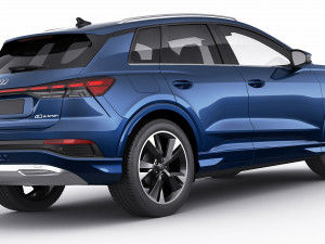 audi q4 e-tron 2022 standard and s-line 3D Модель