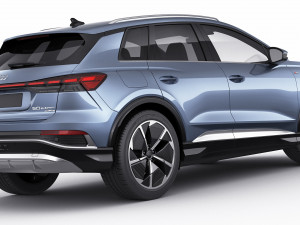 audi q4 e-tron 2022 standard and s-line 3D Модель