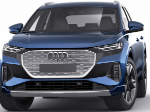 audi q4 e-tron 2022 standard and s-line 3D Модель