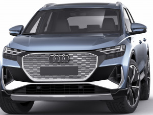 audi q4 e-tron 2022 standard and s-line 3D Модель