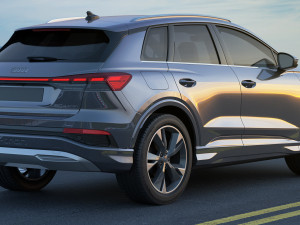 audi q4 e-tron 2022 standard and s-line 3D Модель