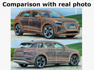 audi q4 e-tron 2022 standard and s-line 3D Модель