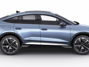audi q4 e-tron sportback 2022 standard and s-line 3D Модель