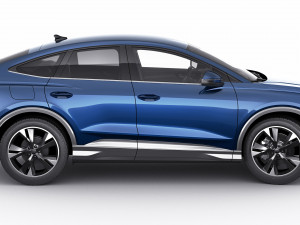 audi q4 e-tron sportback 2022 standard and s-line 3D Модель