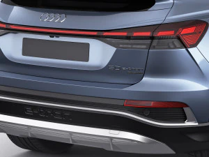 audi q4 e-tron sportback 2022 standard and s-line 3D Model