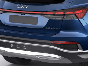 audi q4 e-tron sportback 2022 standard and s-line 3D Model