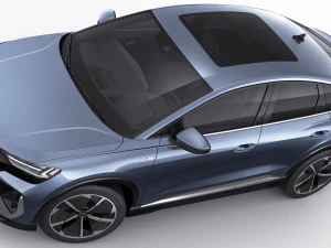 audi q4 e-tron sportback 2022 standard and s-line 3D Model