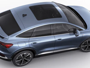 audi q4 e-tron sportback 2022 standard and s-line 3D Model