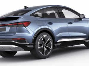 audi q4 e-tron sportback 2022 standard and s-line 3D Модель