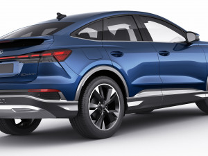 audi q4 e-tron sportback 2022 standard and s-line 3D Модель