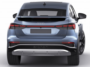 audi q4 e-tron sportback 2022 standard and s-line 3D Модель