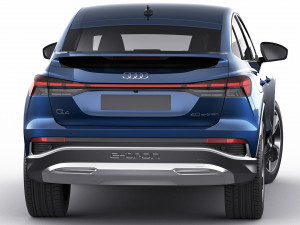 audi q4 e-tron sportback 2022 standard and s-line 3D Модель