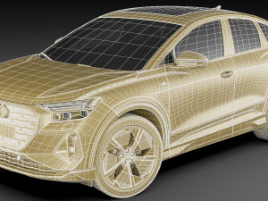 audi q4 e-tron sportback 2022 standard and s-line 3D Модель