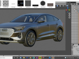 audi q4 e-tron sportback 2022 standard and s-line 3D Модель