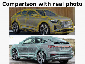 audi q4 e-tron sportback 2022 standard and s-line 3D Модель