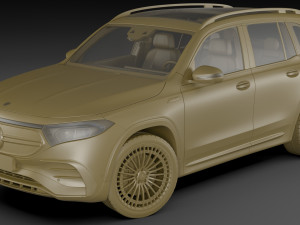 mercedes-benz eqb 2022 3Dモデル